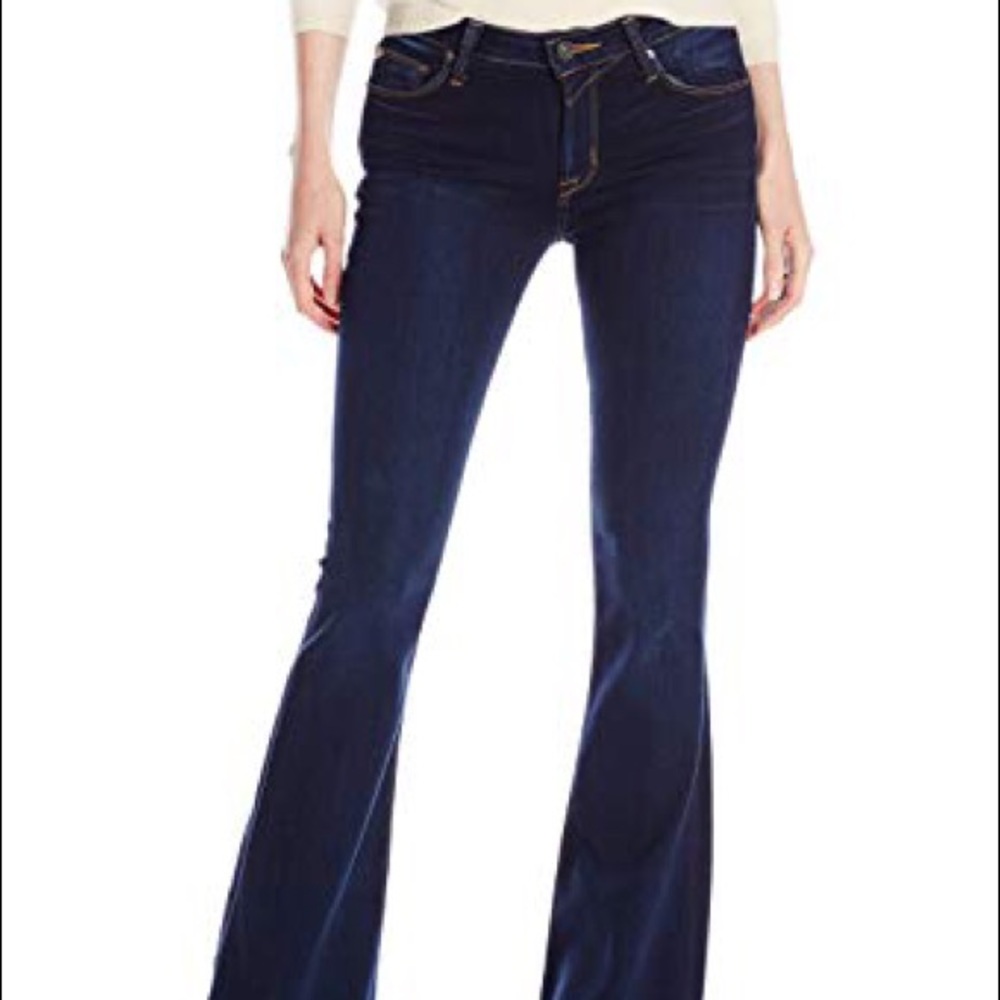 Hudson Mia 5 Pocket Flare Dark Wash Jeans